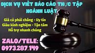 Báo Cáo Thực Tập Ngành Luật Tại Tòa Án