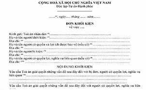 Đơn Kiện Đất Đai