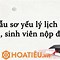 Mẫu Lý Lịch Sinh Viên Trường Đại Học Hải Phòng