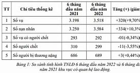 Tình Hình Tai Nạn Lao Động Năm 2022