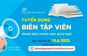 Tuyển Dụng Biên Tập Viên Báo